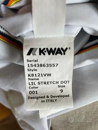 Kway bianco impermeabile