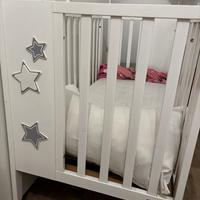 Culla Pucci nuova neutra bianca regolabile