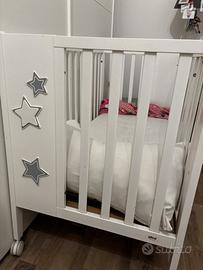 Culla Pucci nuova neutra bianca regolabile