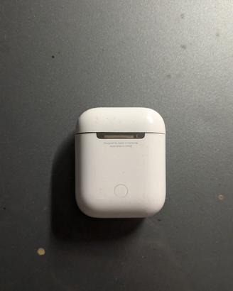 Apple Pods destro con custodia di ricarica