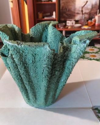 vaso in cemento smaltato 