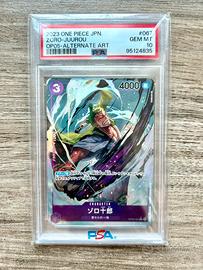 2023 ONE PIECE JPN OP05 - ZORO-JUUROU #67 PSA 10