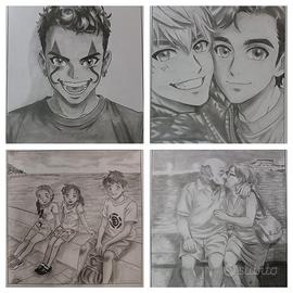 Ritratti stile Cartoon