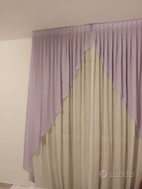 tendaggio doppio bicolore misura 290 x 240