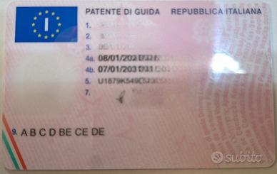 Candidato lavoro autista patenti ce cqce de cqc de