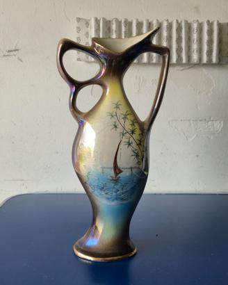 vaso sesto fiorentino F.I.M.A. dipinto a mano