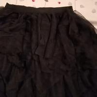 gonna in tulle con body abbinato 