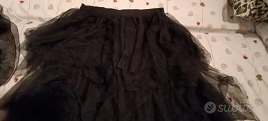 gonna in tulle con body abbinato 