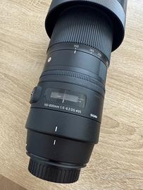 Teleobiettivo sigma 150-600