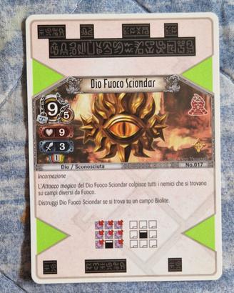 Eye Of Judgment - Dio Fuoco Sciondar ITA RARA