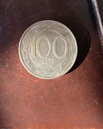 Moneta da 100 lire 1996