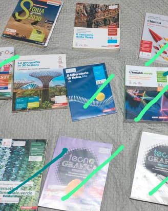 libri 1° superiore storia Geo scienze tecnolo