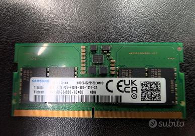8gb DDR5 4800MHz sodimm Samsung/HP