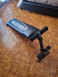 panca per addominali 