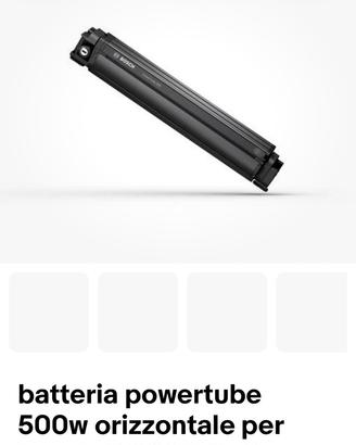 Batteria bosh powertube per bici ekettrica