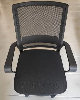 SEDIA SCRIVANIA RECLINABILE e REGOLABILE con BRACC