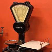 Bilancia dayton restaurata nera a 2 piatti