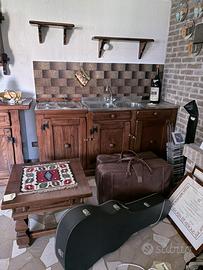 Mobili cucina da taverna in legno
