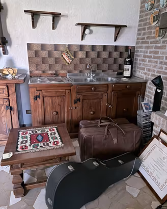 Mobili cucina da taverna in legno