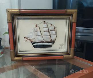 Quadro vintage 3D Amerigo Vespucci