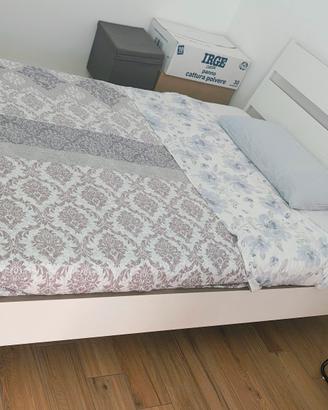 Letto 1 piazza e mezza Ikea con rete e materasso 