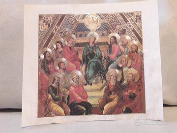 Pergamena immagine sacra 