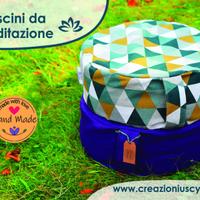 CUSCINI DA MEDITAZIONE; fatti a mano, naturali