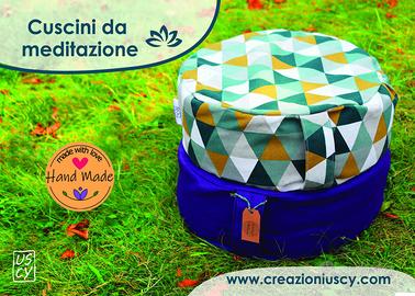 CUSCINI DA MEDITAZIONE; fatti a mano, naturali