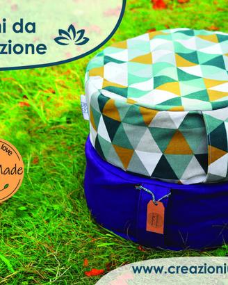 CUSCINI DA MEDITAZIONE; fatti a mano, naturali