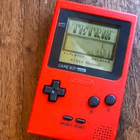 Nintendo game boy pocket rosso RED