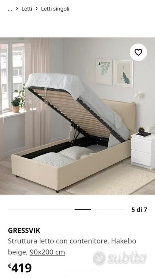 Struttura letto ikea vadheim - Arredamento e Casalinghi In vendita a Bolzano