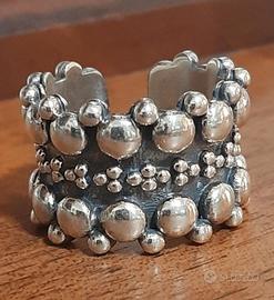 anello fede massiccia argento 925 uomo berbero