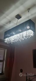 Lampadario nero moderno
