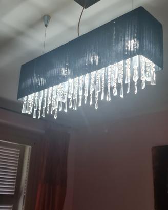 Lampadario nero moderno