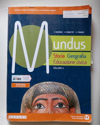 mundus storia geografia educazione civica volume 1