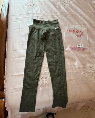 Leggings verde FGM04