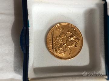 monete sterlina oro 1976