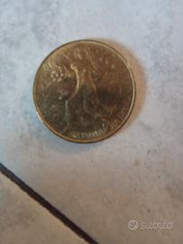 Rara moneta 1981 200 lire