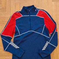 Hally Hansen Base Layer Merino wool Blue/Red-Tg. S