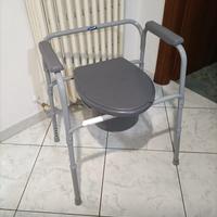 sedia comoda wc per anziani o disabili
