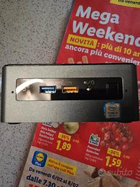 nuc i3 8th 8gb ram 500gb Ssd wi-fi w11