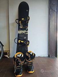 Snowboard+scarponi+attacchi