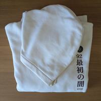 Felpa bianca con fantasia giapponese (L)