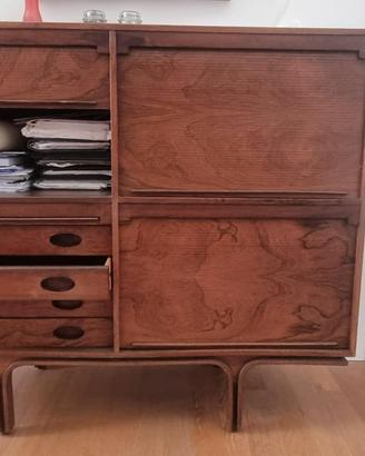 credenza palissandro G.Frattini per Bernini anni60