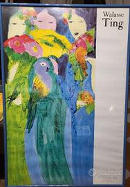 Poster d'arte Walasse Ting "Chinoise bleue"