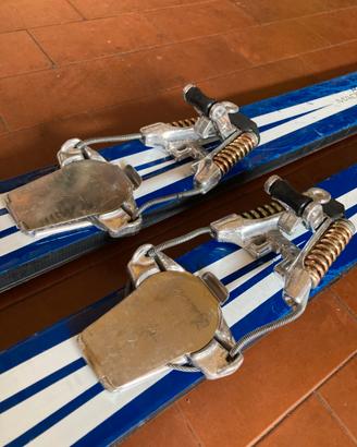 Sci Fischer anni 60 70 con attacchi Marker Rotamat