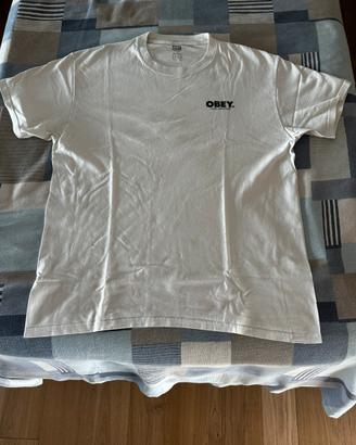 T-shirt Obey Visual Industries bianca
