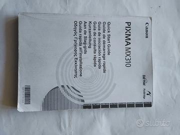 MANUALE USO CANON PIXMA MX 310 + CD DRIVER