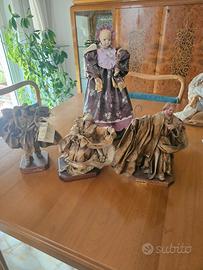 statue in cartapesta