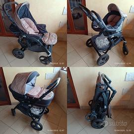 Passeggino trio CAM Dynamic colore tortora/nero 